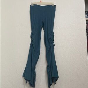 Elegant Teal Flare Pants for Women